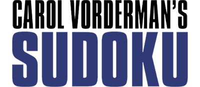 Carol Vorderman's Sudoku logo for PSP